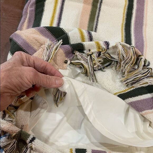 NWT Cupcakes & Cashmere Dress woven fringe hem sleeveless - Picture 10 of 14